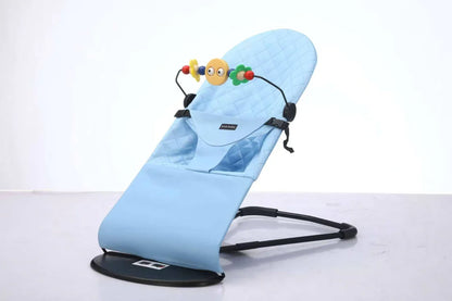 Infant Natural Swing Bouncer | Compact | Foldable and Multi Recline Back | Removable Toybar/Fidget Bar | 0-9 months