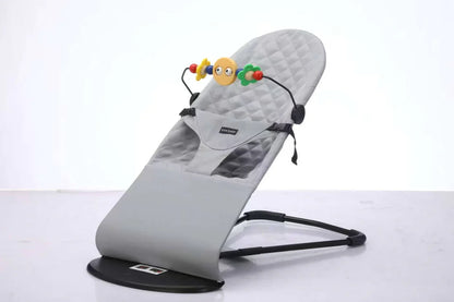 Infant Natural Swing Bouncer | Compact | Foldable and Multi Recline Back | Removable Toybar/Fidget Bar | 0-9 months