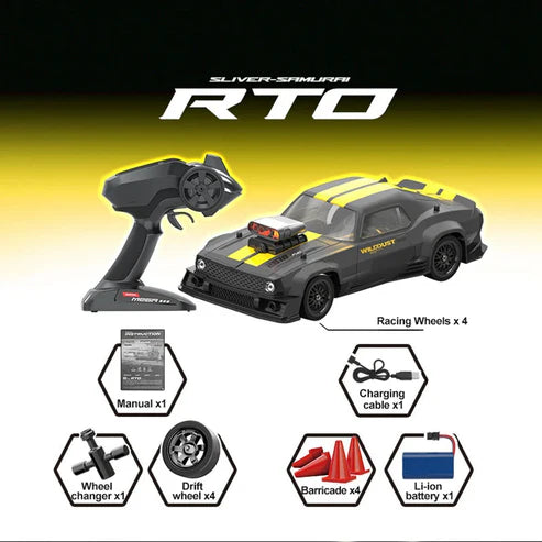 Whoosh metal RC car (DC 163A RTR) |1 : 16 | Gyro | 4WD | Drift | 50km/H