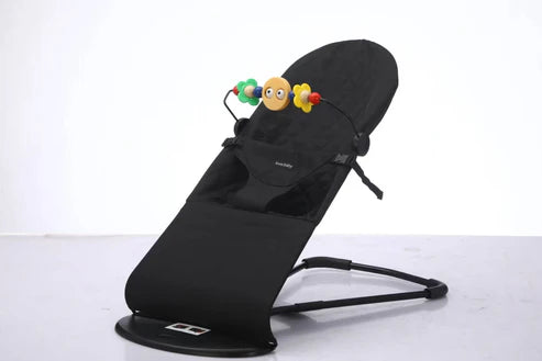 Infant Natural Swing Bouncer | Compact | Foldable and Multi Recline Back | Removable Toybar/Fidget Bar | 0-9 months
