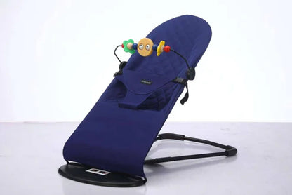 Infant Natural Swing Bouncer | Compact | Foldable and Multi Recline Back | Removable Toybar/Fidget Bar | 0-9 months