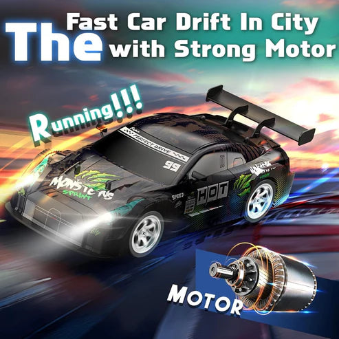 Whoosh metal RC car |1 : 16 | Lights | 4WD | Drift | 30km/H