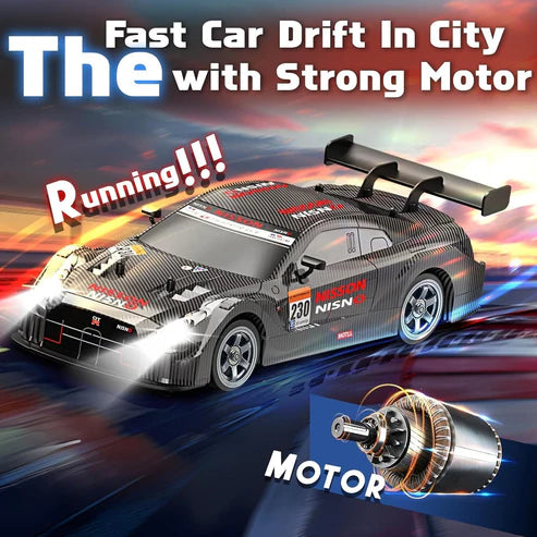 Whoosh metal RC car |1 : 16 | Lights | 4WD | Drift | 30km/H